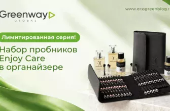 Лимитированная серия! Набор пробников Enjoy Care в органайзере гринвей глобал