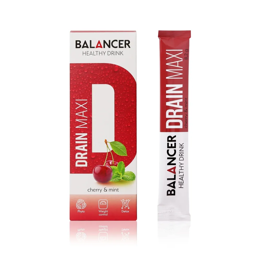 Очищающий и дренирующий напиток BALANCER DRAIN MAXI со вкусом Вишня–мята гринвей глобал