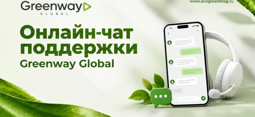 Онлайн чат поддержки Greenway Global